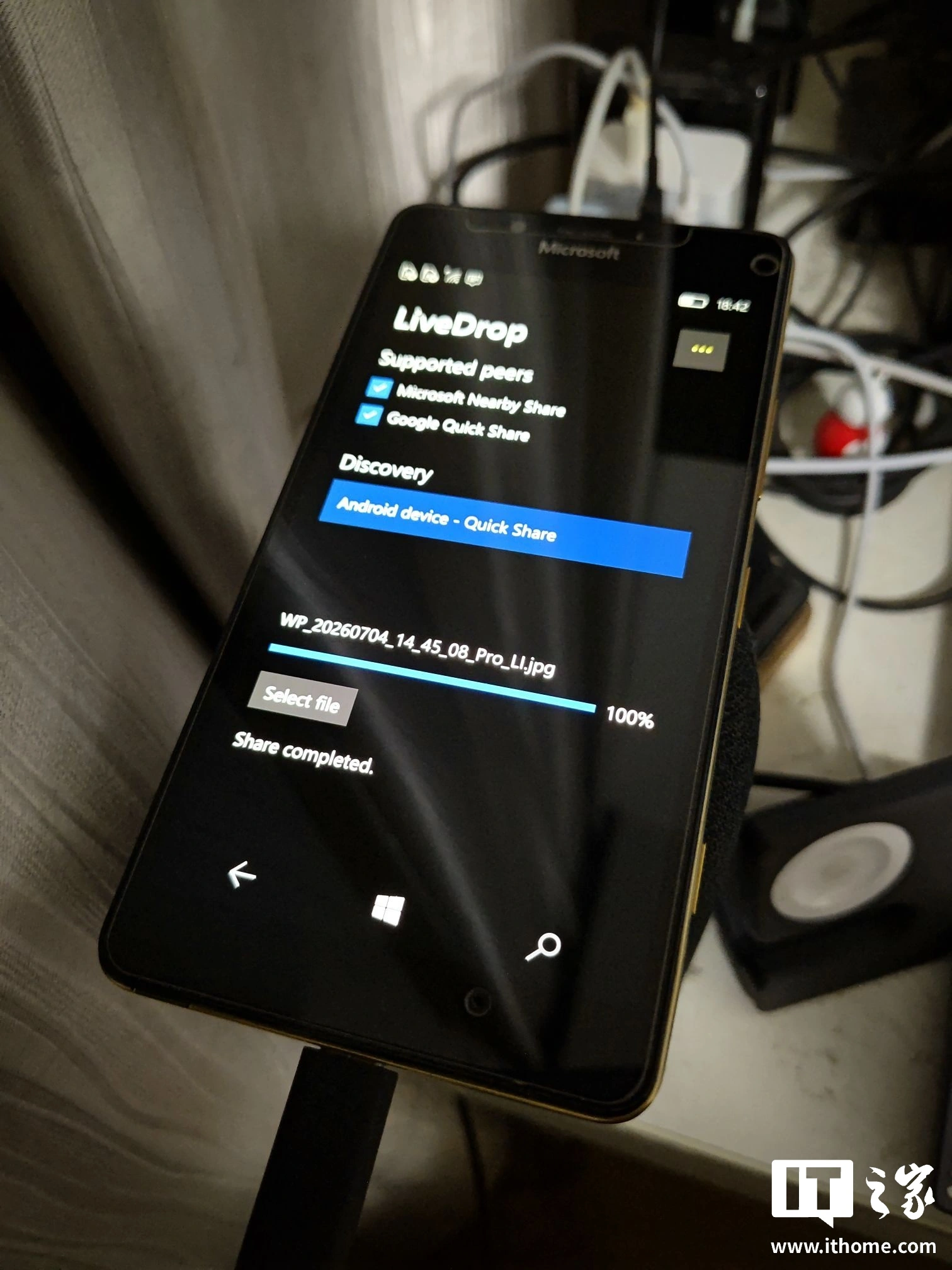 體育投注：開發者爲 Windows Phone 帶來“快速分享”功能，支持曏 PC、安卓設備發送文件