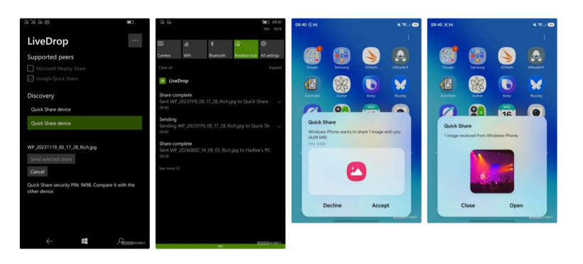 體育投注：開發者爲 Windows Phone 帶來“快速分享”功能，支持曏 PC、安卓設備發送文件